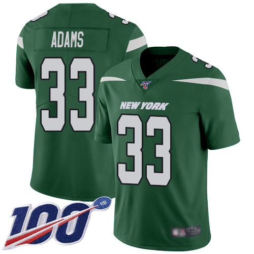 New York Jets Limited Green Men Jamal Adams Home Jersey NFL Football #33 100th Season Vapor Untouchable->youth nfl jersey->Youth Jersey